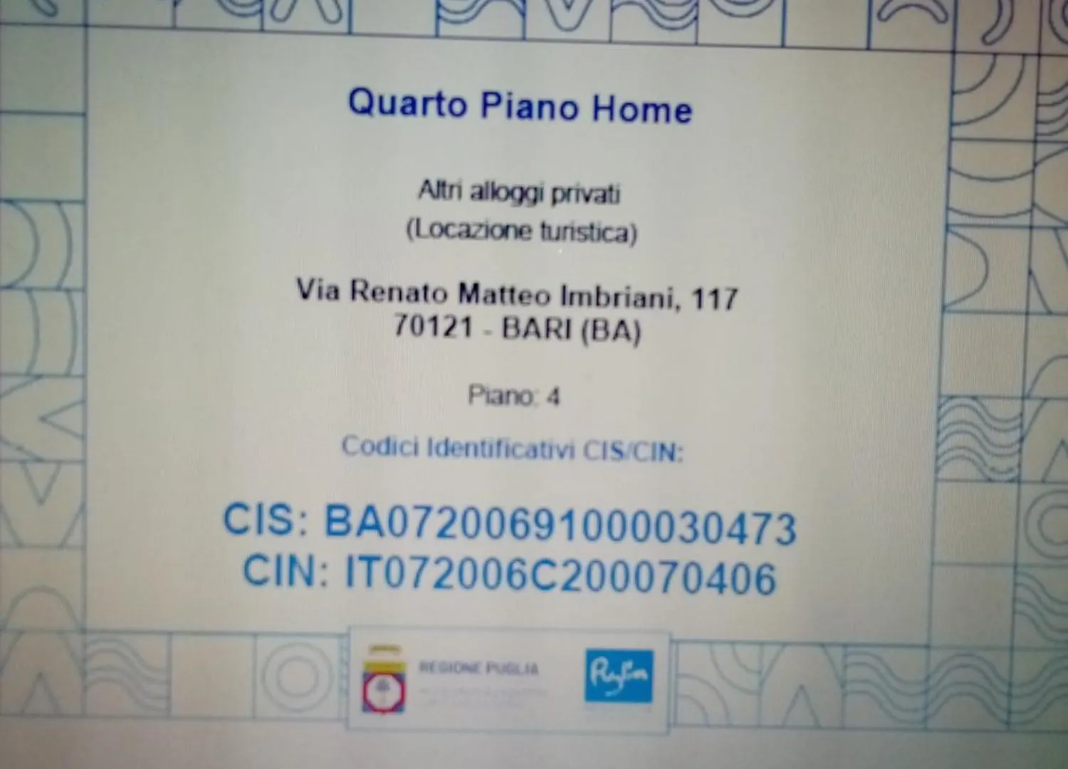 Quarto Piano Home Бари Апартаменты